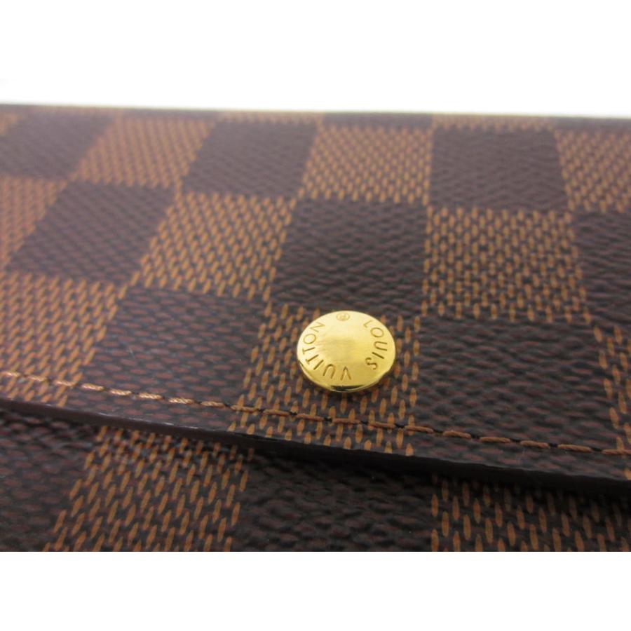 送料無料 LOUIS VUITTON ルイヴィトン ダミエ ポルトフォイユサラ 旧型 