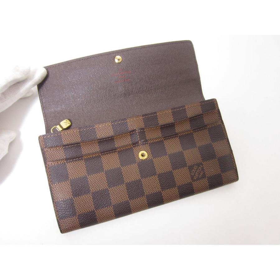 送料無料 LOUIS VUITTON ルイヴィトン ダミエ ポルトフォイユサラ 旧型