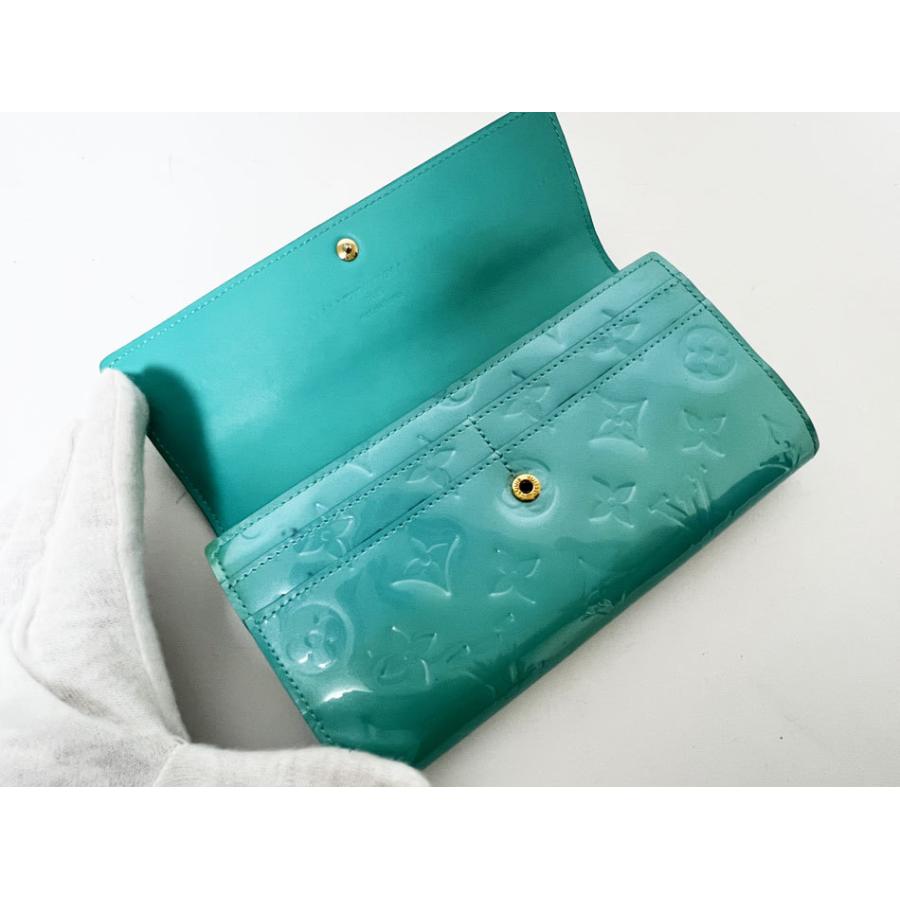 ポルトフォイユ・サラ 送料無料 LOUIS VUITTON ルイヴィトン ヴェルニ