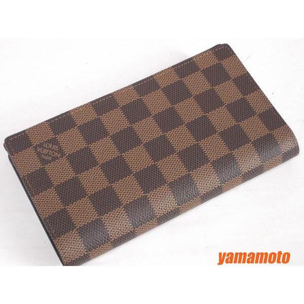 送料無料 LOUIS VUITTON ルイヴィトン ダミエ エベヌ ポルトフォイユ