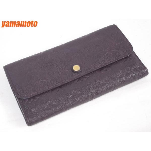 LOUIS VUITTON アンプラントヴィルトゥオーズ 三つ折り長財布 ほぼ黒 LOUIS VUITTON（ルイ・ヴィトン） 送料無料 アンプラント 長財布 3