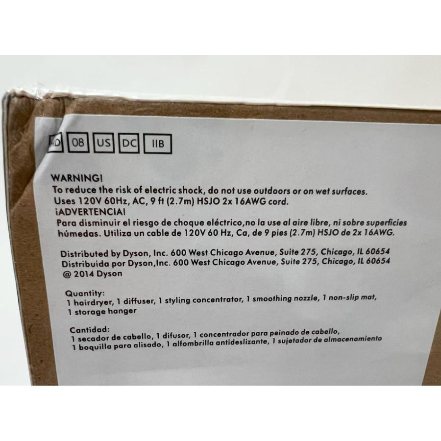 Dyson（ダイソン） Supersonic ヘアドライヤー 海外規格品 HD 08 US DC