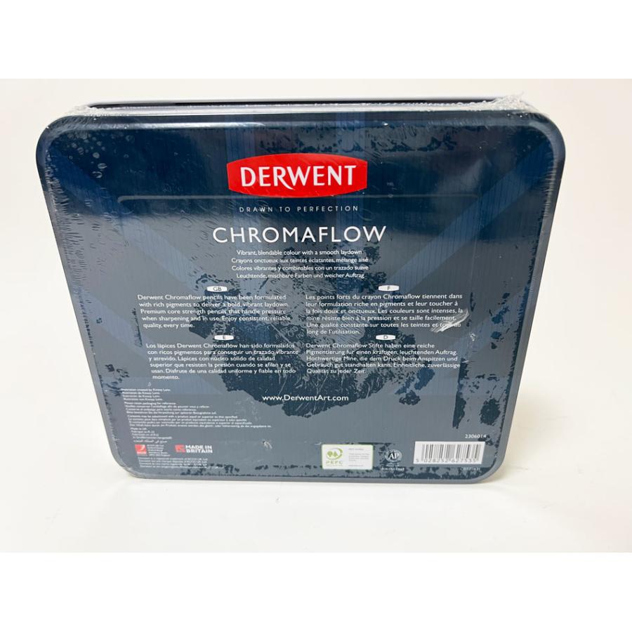 ダーウェント（DERWENT） CHROMAFLOW クロマフロー 色鉛筆 72色 缶入り