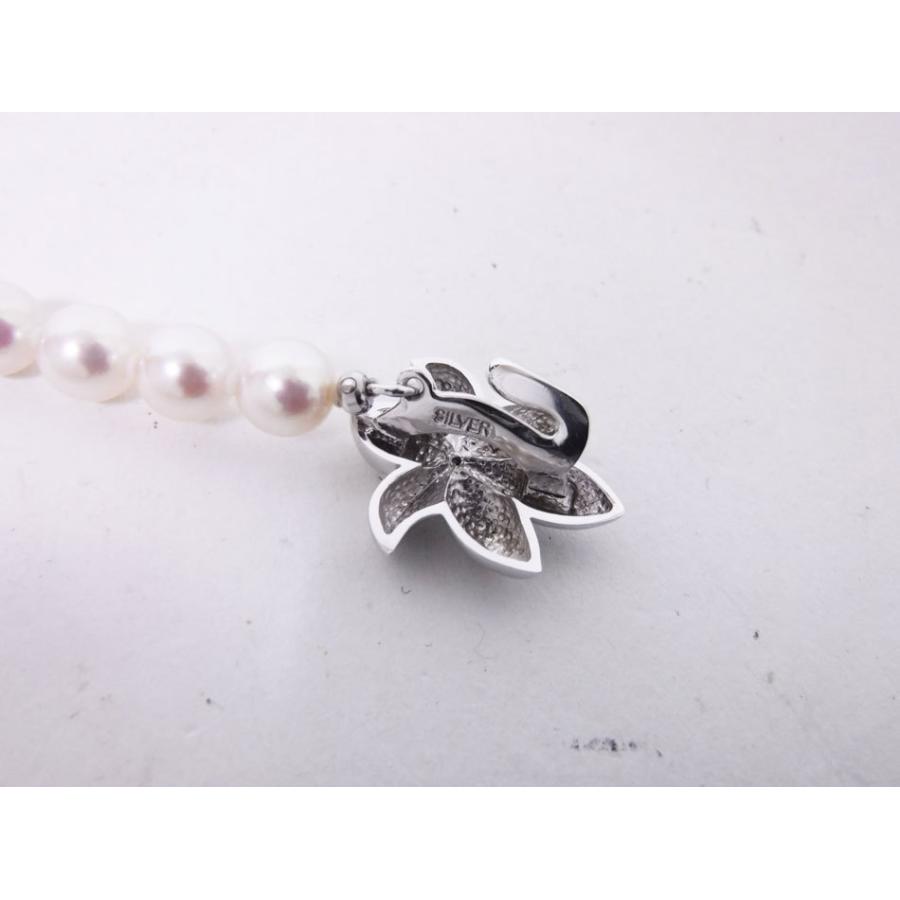 CACHER カシェ パール ネックレス イヤリング セット K14WG 花珠 送料無料 CACHER カシェ パールネックレス イヤリング 2点セット