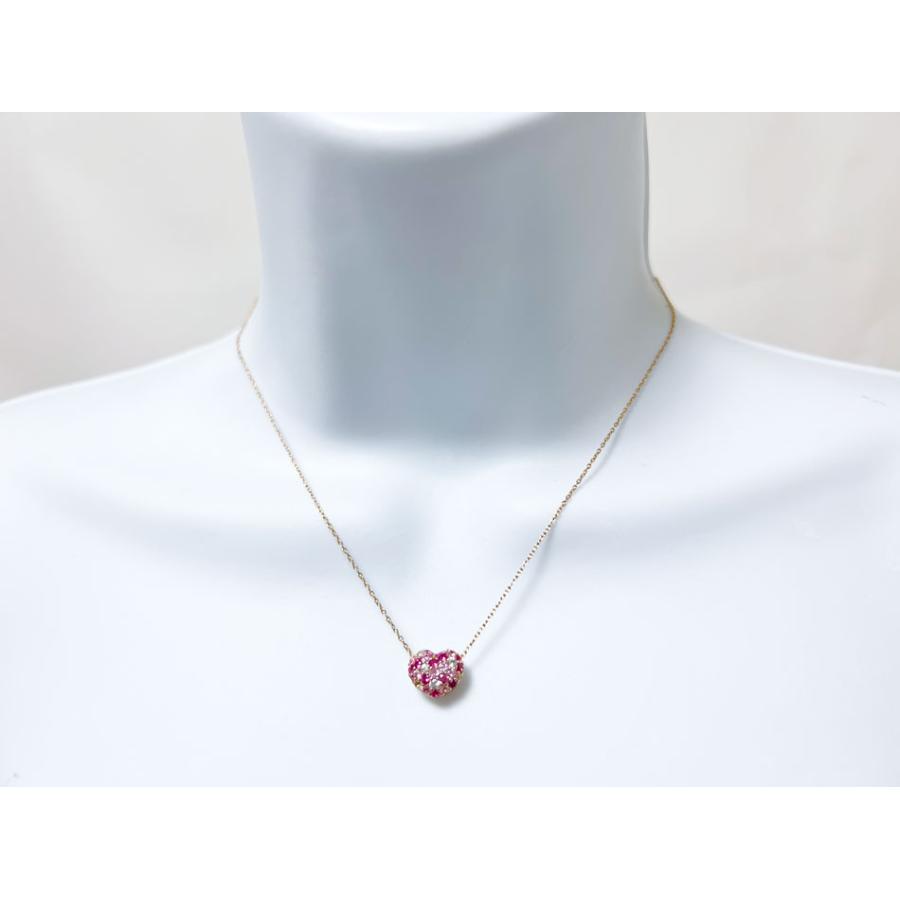 Ponte Vecchio（ポンテヴェキオ） PV ネックレス ハート ダイヤ 0.12ct 