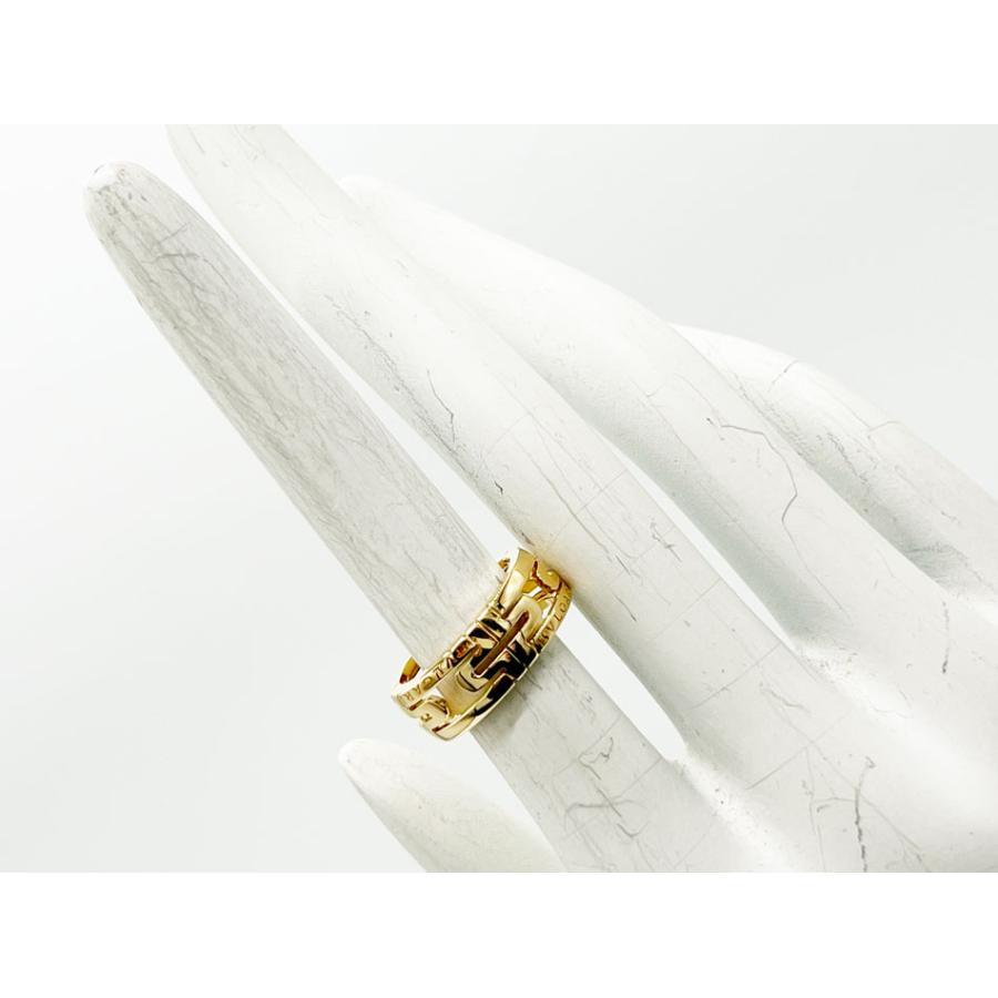パレンテシ BVLGARI ブルガリ ニュー オープンワーク リング 指輪 750 
