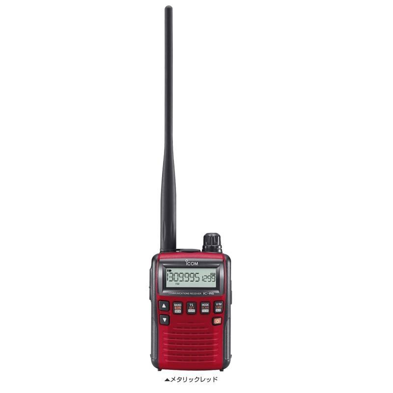 IC-R6メタリックレッド アイコム(ICOM) イヤホンセット : 山本無線 CQ