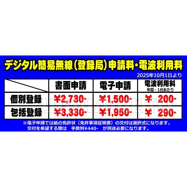 八重洲無線 SR510 2.5w/82ch (3R/3T)デジタル簡易無線 スタンダード