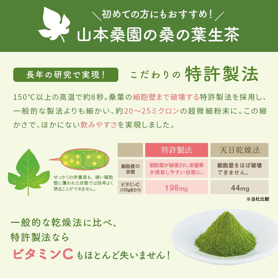 【公式】桑の葉生茶 100本入&times;3箱 国産(和歌山県 紀州日高産) 無農薬 桑の葉茶 送料無料