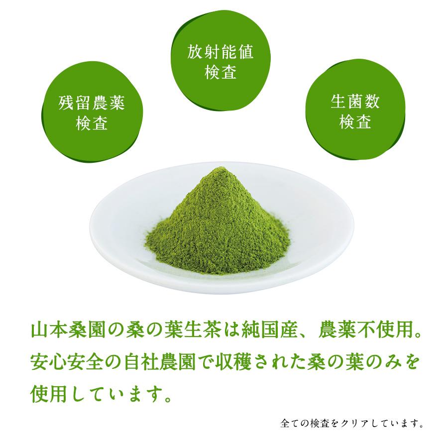 【公式】桑の葉生茶 100本入&times;3箱 国産(和歌山県 紀州日高産) 無農薬 桑の葉茶 送料無料