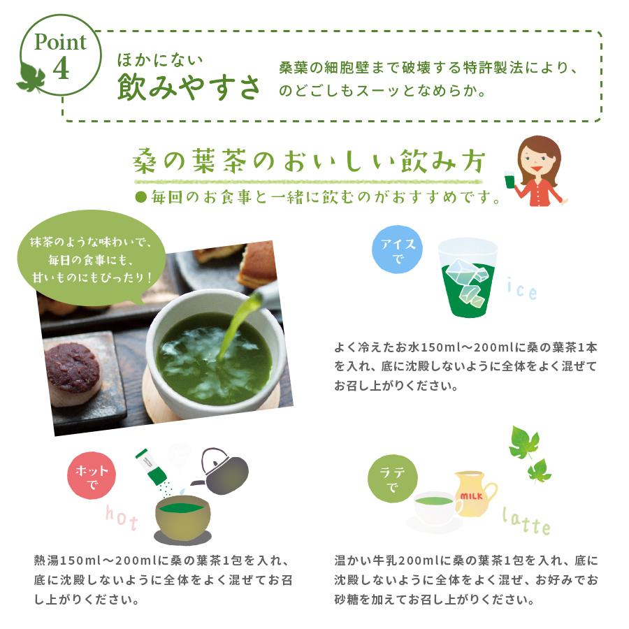 【公式】桑の葉生茶 30本入 国産(和歌山県 紀州日高産) 無農薬 桑の葉茶 送料無料｜yamamotokuwaen｜09