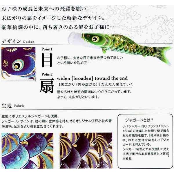 １.２ｍ宝碧鯉のぼり　ＤＸ万能台セット_3