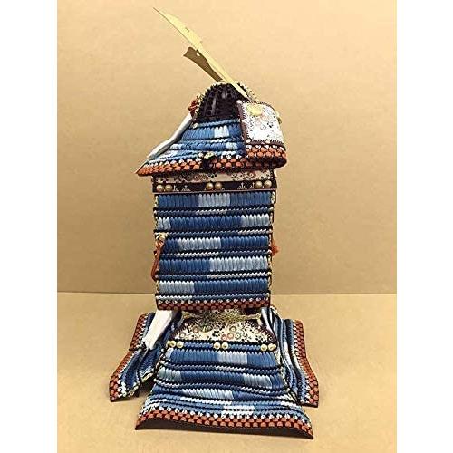 五月人形・鎧飾り 早乙女義隆 2/5 浅葱村濃縅 奉納大鎧 : 山本人形