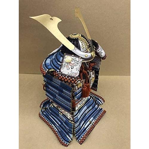 五月人形・鎧飾り 早乙女義隆 2/5 浅葱村濃縅 奉納大鎧 : 山本人形