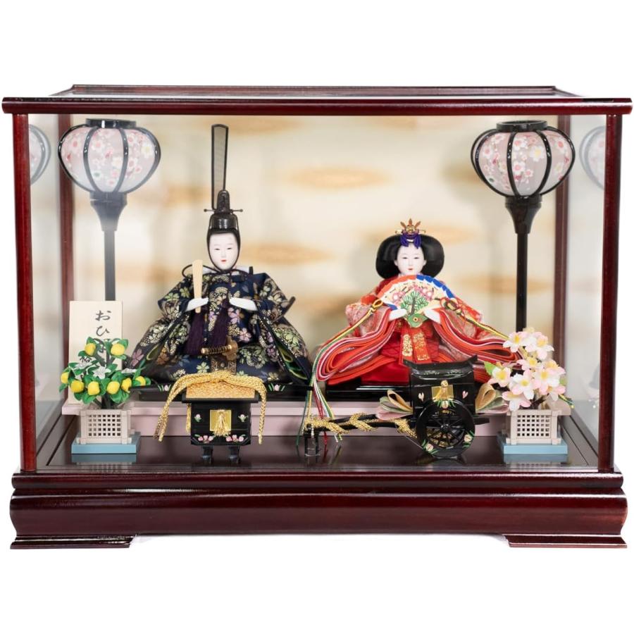 特別奉仕品 親王飾りケース付き 202205-52 ケース飾り 雛人形 ひな人形 特別奉仕品 親王飾りケース付き 202205-52 ケース飾り 雛人形