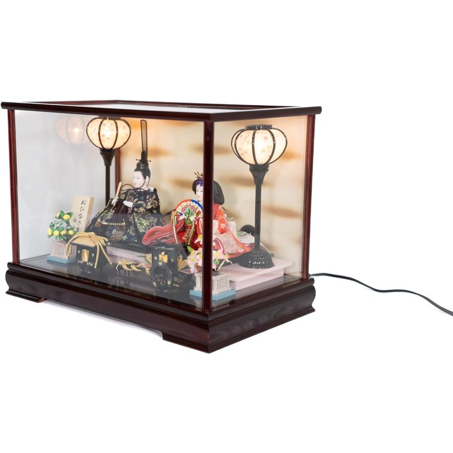 特別奉仕品 親王飾りケース付き 202205-52 ケース飾り 雛人形 ひな人形 特別奉仕品 親王飾りケース付き 202205-52 ケース飾り 雛人形