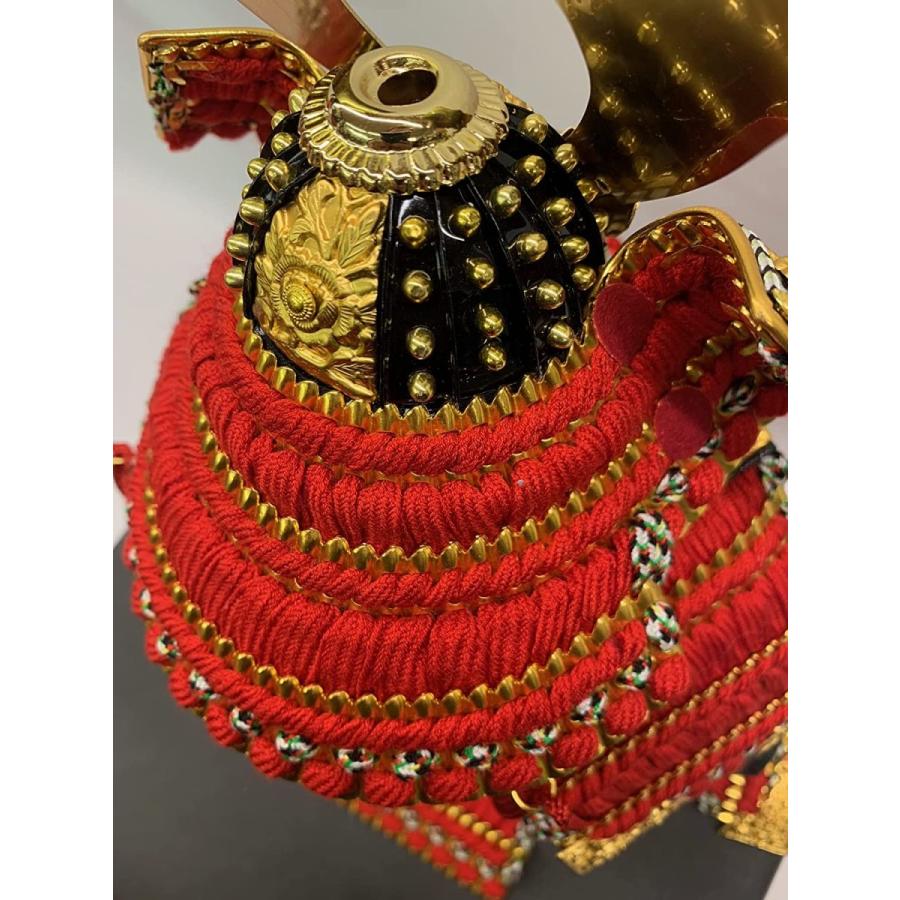 五月人形】5号 大鎧 颯 赤縅 鎧 合わせ鉢【鎧飾り】【コンパクト