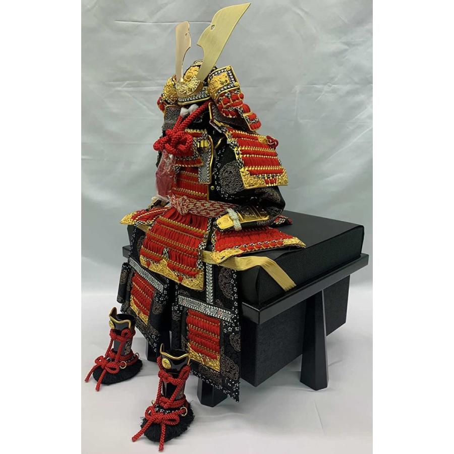 五月人形】5号 大鎧 颯 赤縅 鎧 合わせ鉢【鎧飾り】【コンパクト