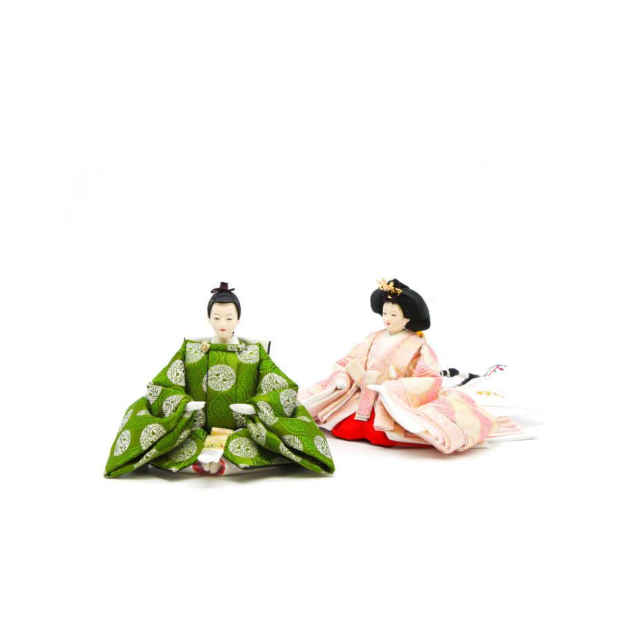 雛人形 京十二番 緑と桃の向鶴文 238‐594 45cm収納箱 屏風 栓木 雛人形 京十二番 緑と桃の向鶴文 238‐594 45cm収納箱 屏風 栓木