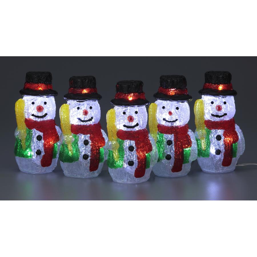 電飾　イルミネーション　スノーマン Amazon | クリスタルライト イルミネーション スノーマン