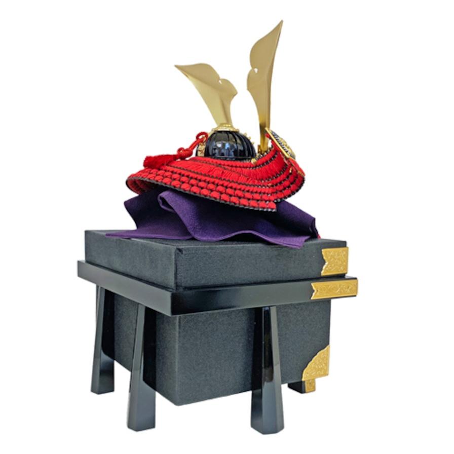 10号兜 大塔兜 中鍬形 赤糸縅 五月人形 コンパクト飾り 兜飾り お祝い　兜 10号兜 大塔兜 中鍬形 赤糸縅 五月人形 コンパクト飾り