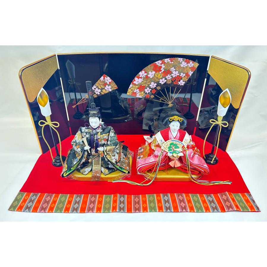 雛人形 親王飾り 平飾り Aタイプ 扇 ひな人形 ひな祭り 雛飾り ひな飾り Amazon.co.jp: 雛人形 親王飾り 平飾り Aタイプ扇 ひな人形