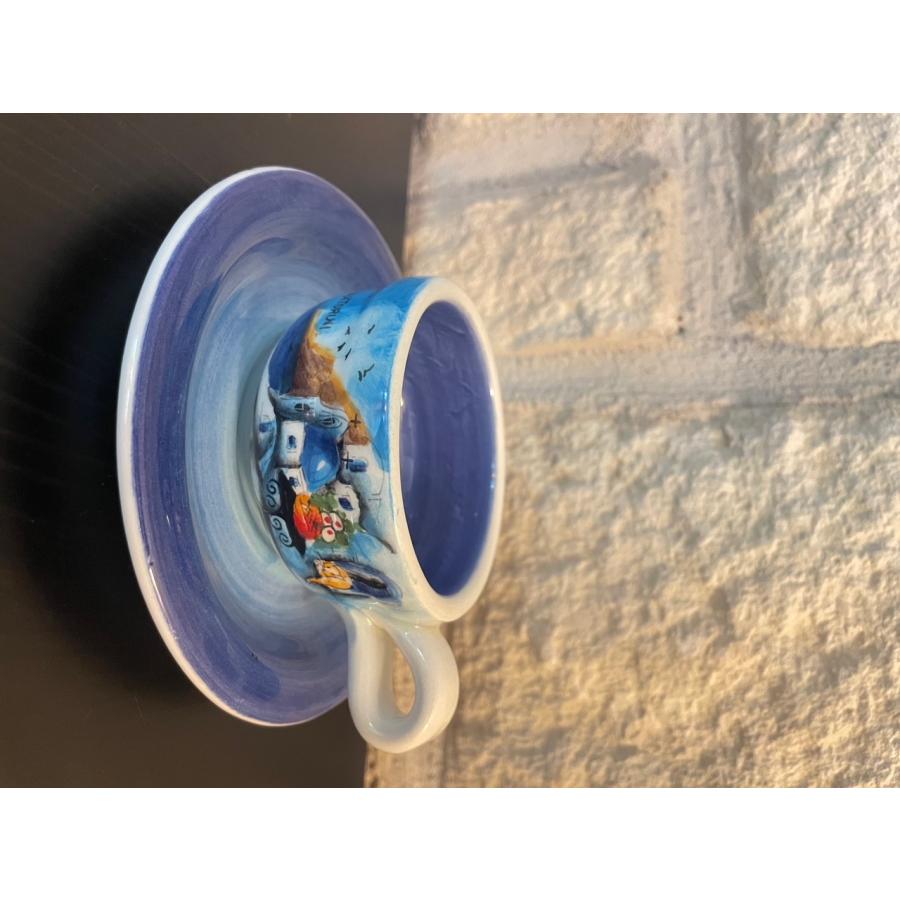 ギリシャ並行輸入！ サントリーニ島 コーヒー エスプレッソ カップ 