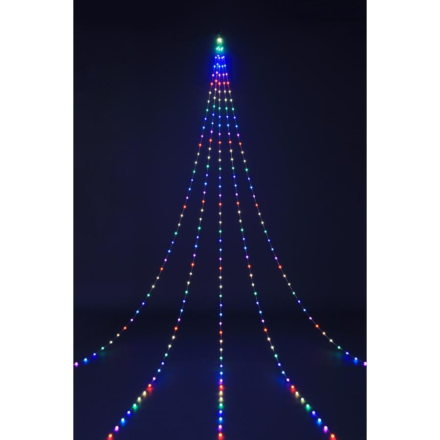 8mAPPスマートLEDドレープライト KT-3850 ナイアガラ 電飾 