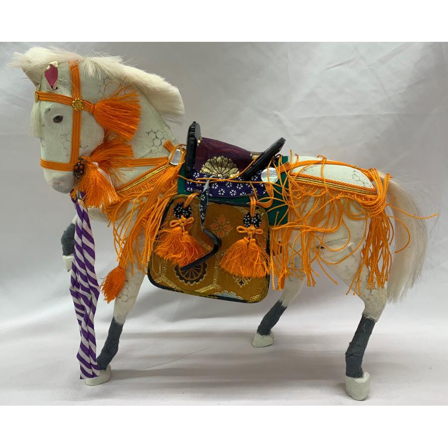 五月人形 S 白馬 五月道具 小道具 馬飾り うま ウマ 端午の節句 節句