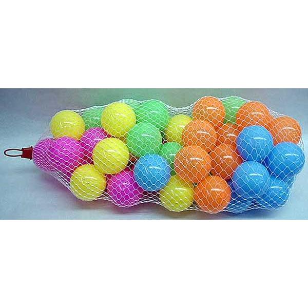 5色おもちゃカラーボール 約75ミリ 50個入(色変更有り) : 山本 