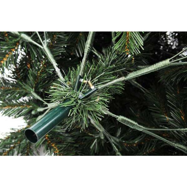 クリスマスツリー180cmスリム濃緑 品質保証高級ツリー木枠付