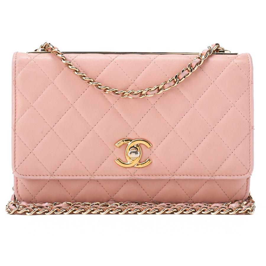 CHANEL シャネル ラムスキン マトラッセ トレンディCC チェーン