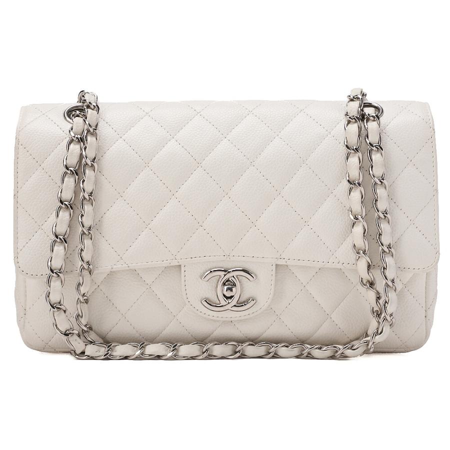 CHANEL シャネル キャビアスキン マトラッセ 25cm ダブルフラップ