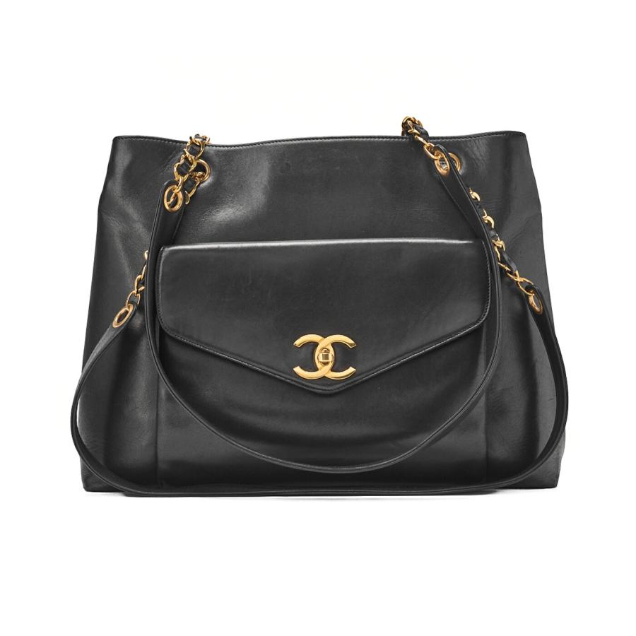 CHANEL シャネル アウトサイドフラップ ダブルチェーンショルダー 