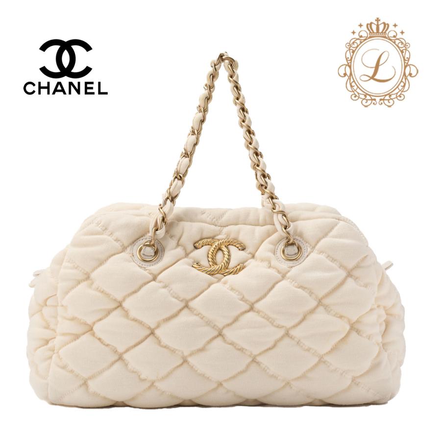 CHANEL シャネル ココマーク マトラッセ バブルキルト チェーントート 