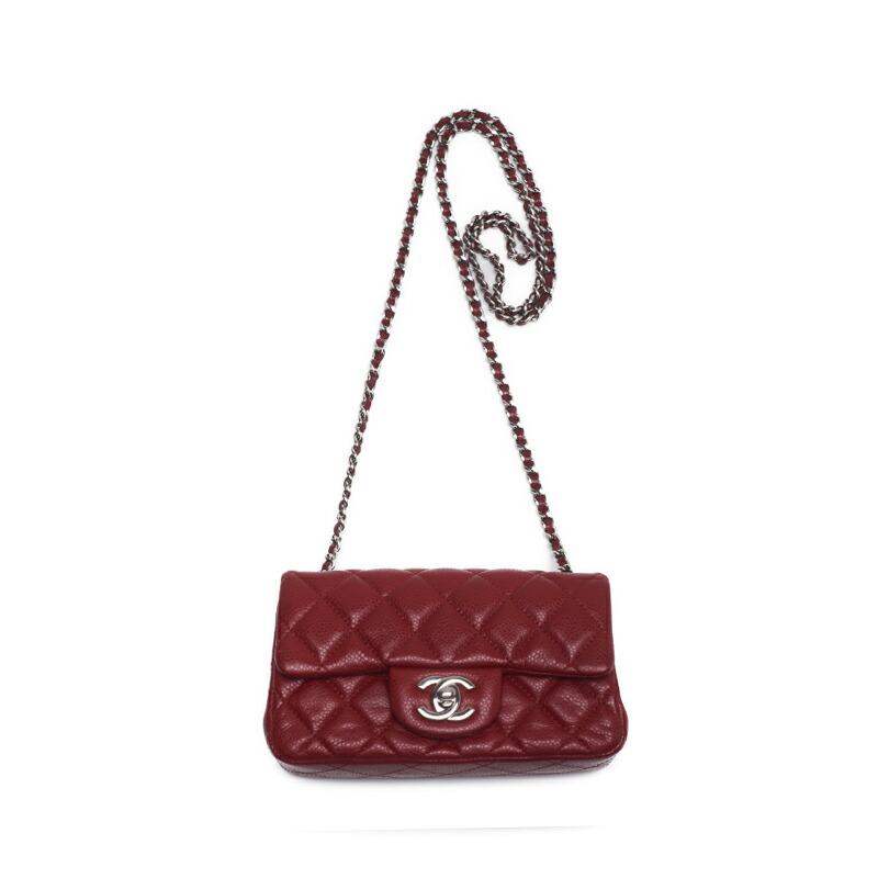 CHANEL シャネル ミニマトラッセ チェーンショルダー キャビア CHANEL シャネル ミニマトラッセ チェーンショルダー キャビア