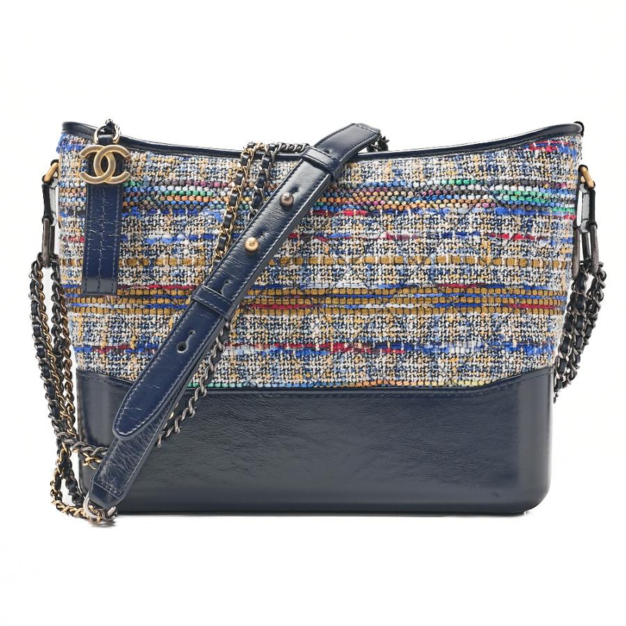 CHANEL シャネル ヴィンテージカーフ×ツイード ガブリエル ドゥ 