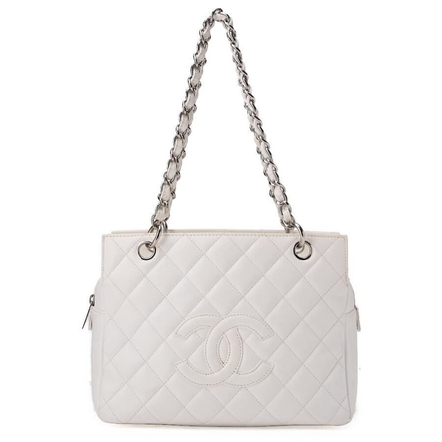 CHANEL シャネル マトラッセ ダブルチェーン トートバッグ PTT 
