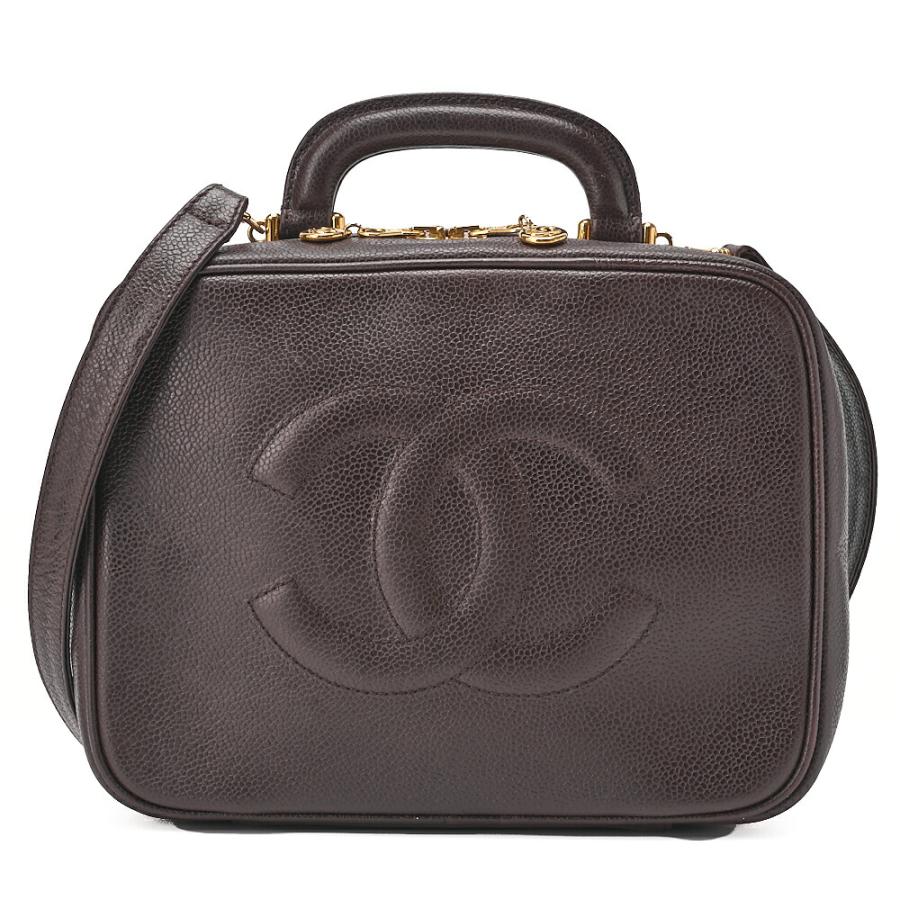 CHANEL シャネル ショルダーバッグ ココマーク バニティ 2way キャビア