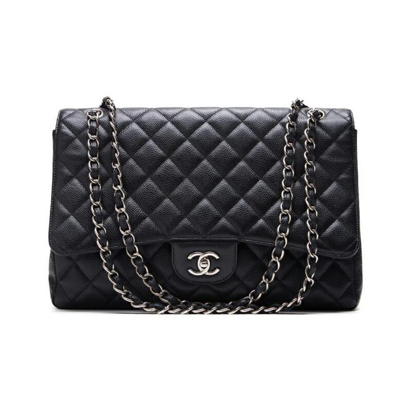CHANEL シャネル デカマトラッセ ダブルフラップ チェーンショルダー 