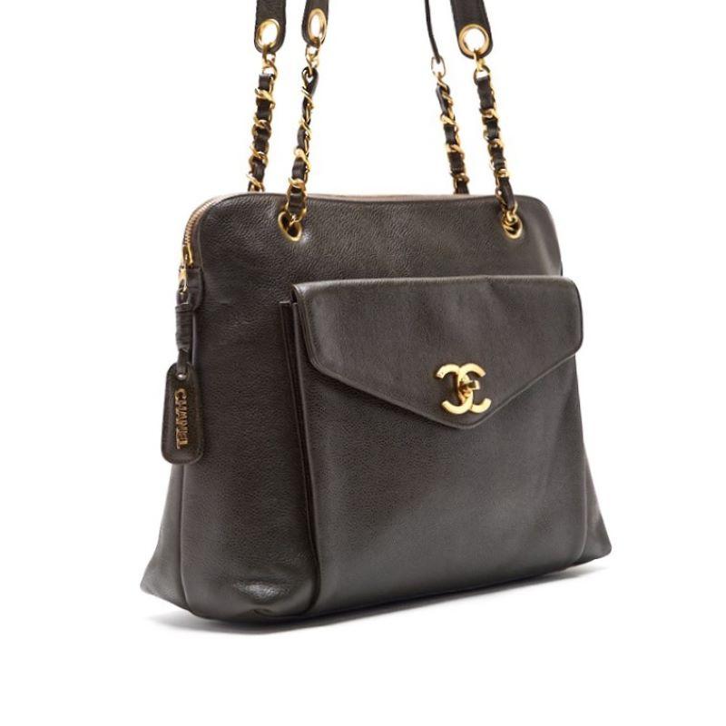 CHANEL シャネル アウトサイドフラップ ダブルチェーン CHANEL シャネル アウトサイドフラップ ダブルチェーン