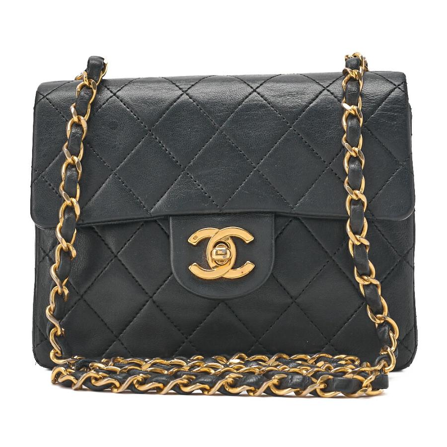 CHANEL シャネル チェーンショルダー バッグ ミニマトラッセ 18cm 