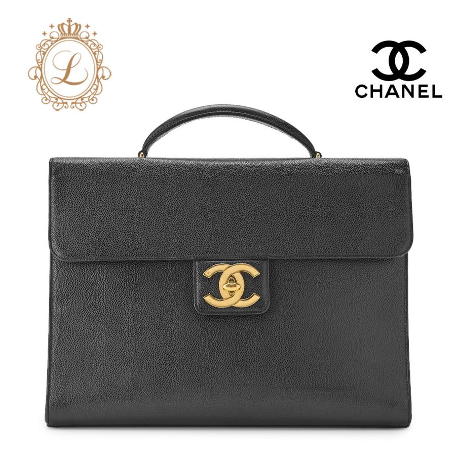 CHANEL シャネル デカココ ターンロック ビジネスバッグ ハンドバッグ 