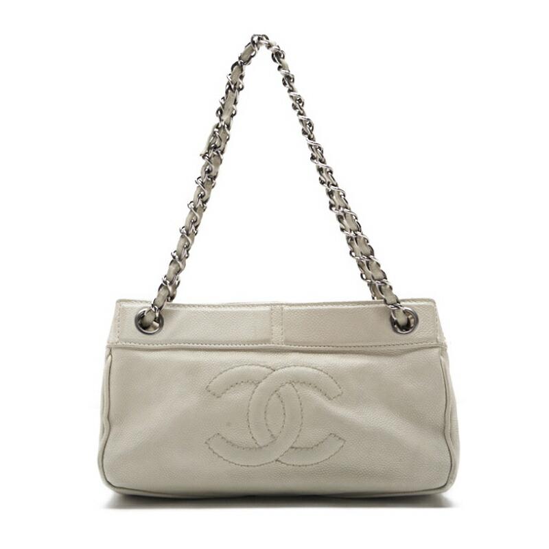 CHANEL シャネル ココマーク チェーンショルダー キャビアスキン CHANEL シャネル ココマーク チェーンショルダー キャビアスキン