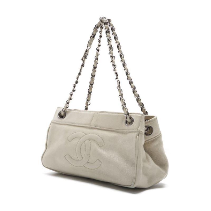 CHANEL シャネル ココマーク チェーンショルダー キャビアスキン CHANEL シャネル ココマーク チェーンショルダー キャビアスキン