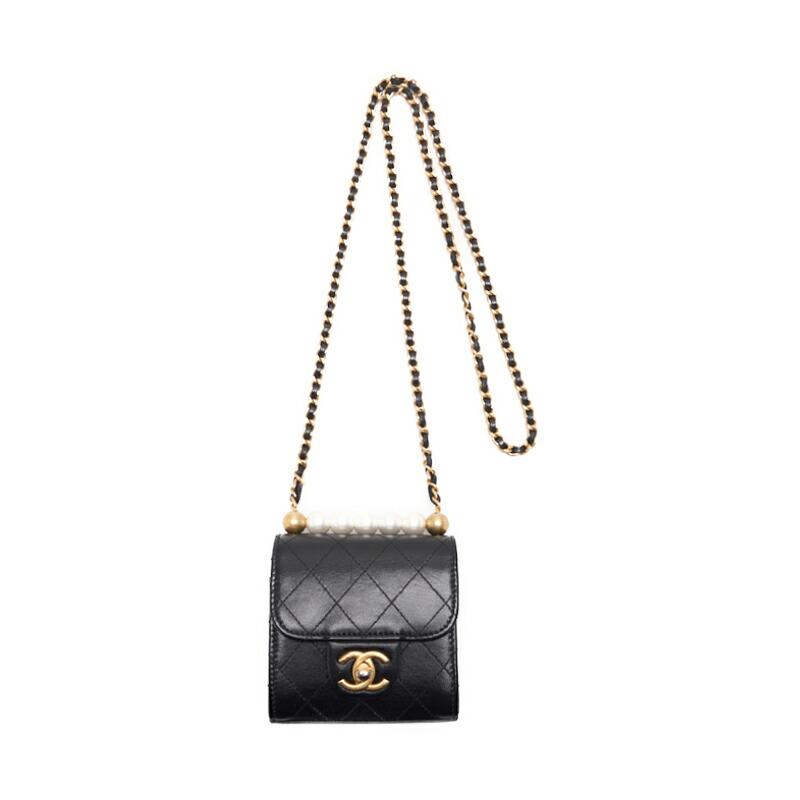 CHANEL シャネル ミニマトラッセ パール チェーンショルダー CHANEL シャネル ミニマトラッセ パール チェーンショルダー