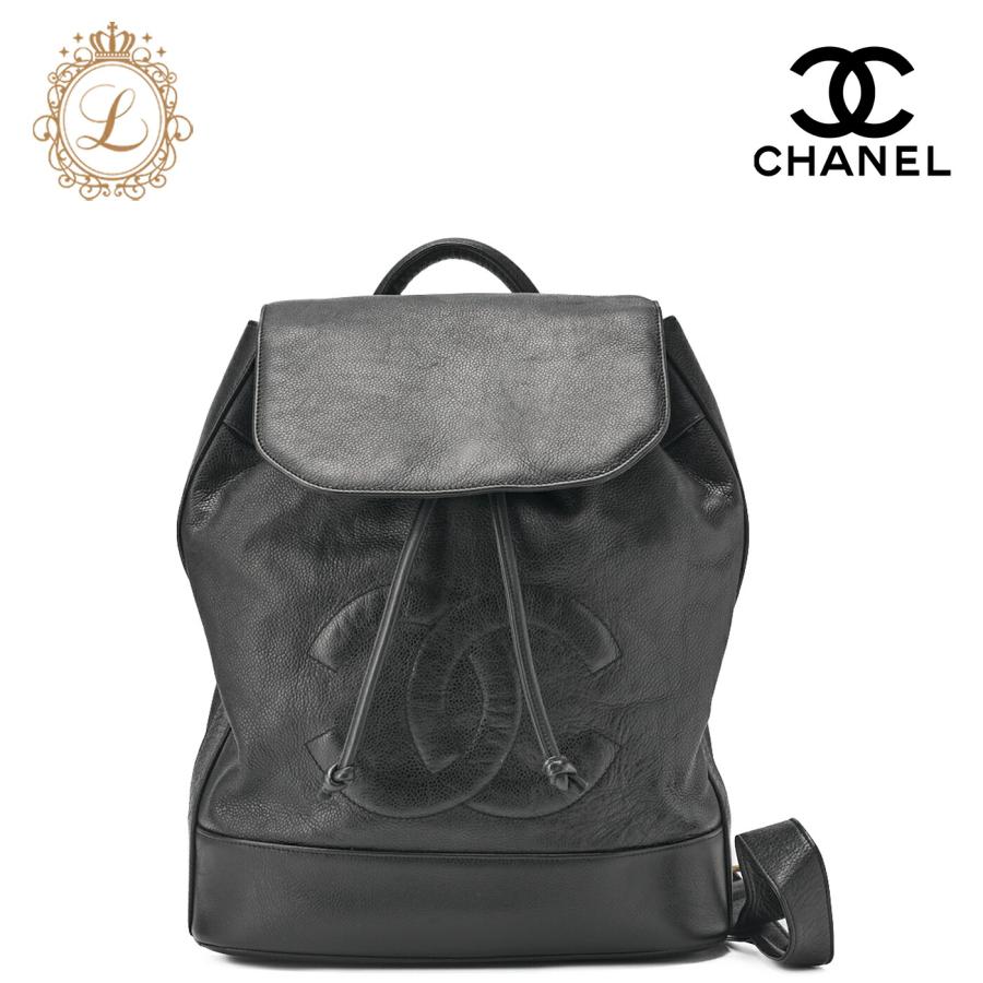 CHANEL シャネル ワンショルダー リュック キャビアスキン デカココ