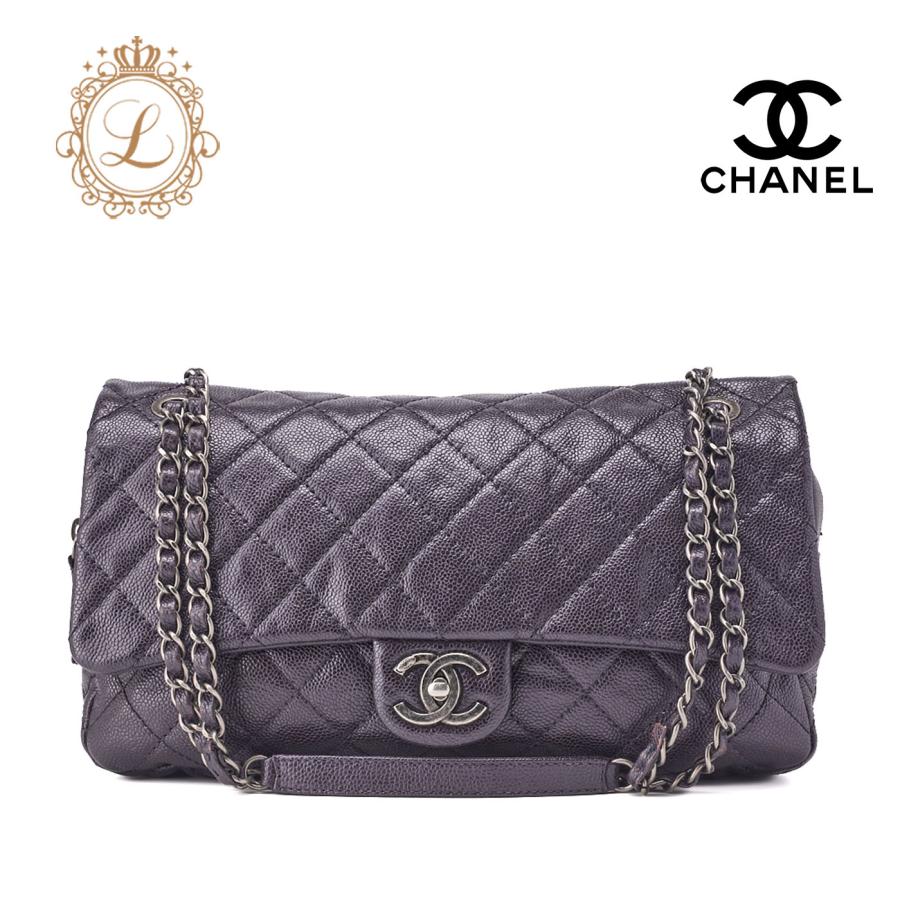 CHANEL シャネル マトラッセ チェーンショルダー キャビアスキン CHANEL シャネル マトラッセ チェーンショルダー キャビアスキン