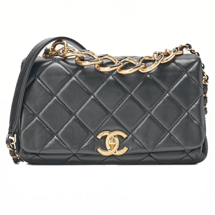 CHANEL シャネル チェーンショルダーバッグ マトラッセ 23cm シングル