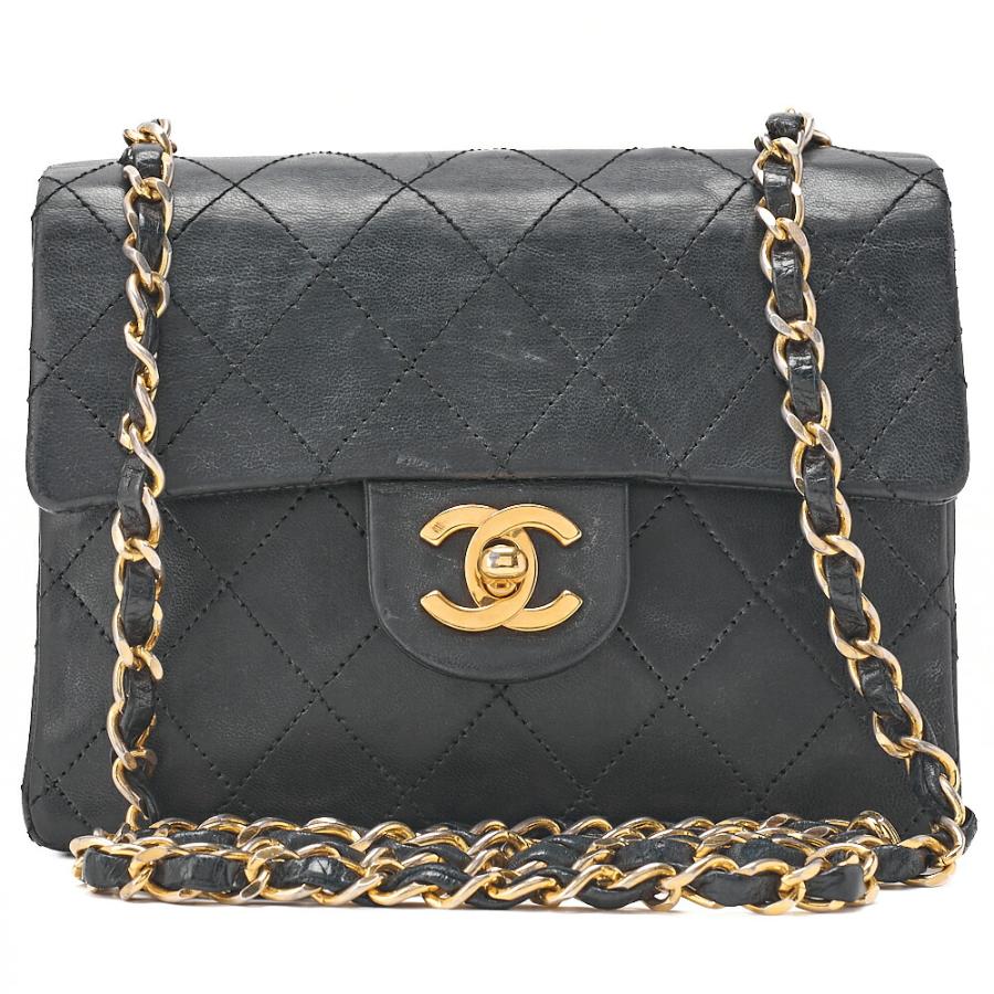 CHANEL シャネル チェーンショルダー バッグ ミニマトラッセ ターン